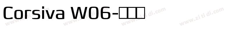 Corsiva W06字体转换